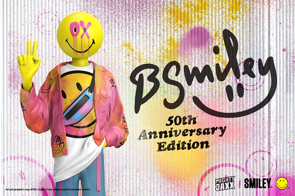 黄色笑脸”风靡全球50年 Mighty Jaxx B. Smiley潮玩收藏品微笑来袭!