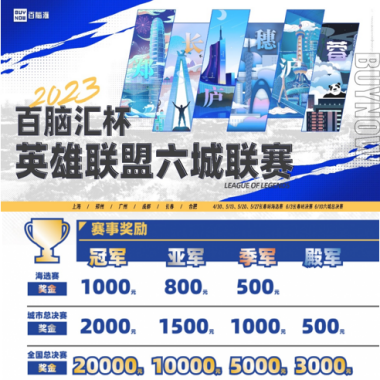 百脑汇杯LOL城市冠军赛及「610嗨翻购物节」火热来袭!
